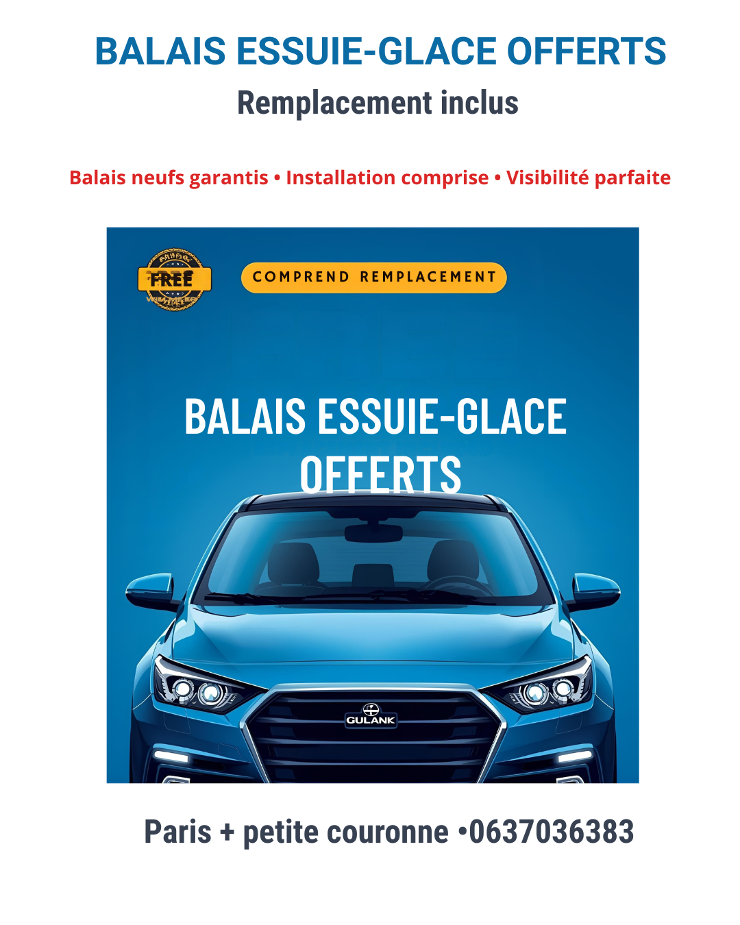 Balais Essuie-glace Offerts